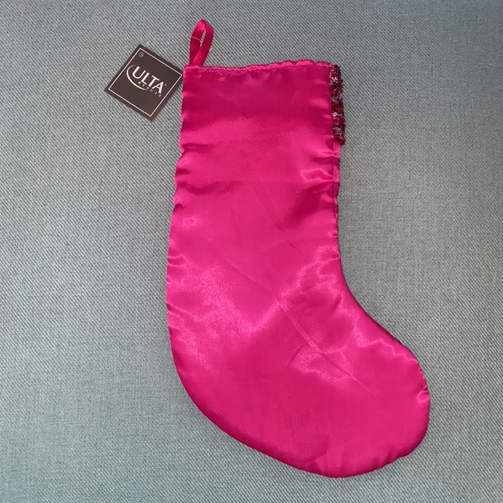 Pink Sequin Stocking - Picture 2 of 2